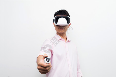 虚拟现实VR眼镜遥控操作图片