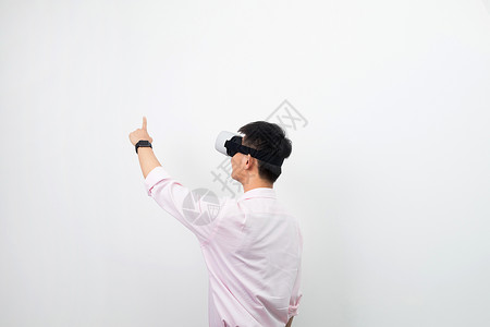 虚拟现实VR背影图片