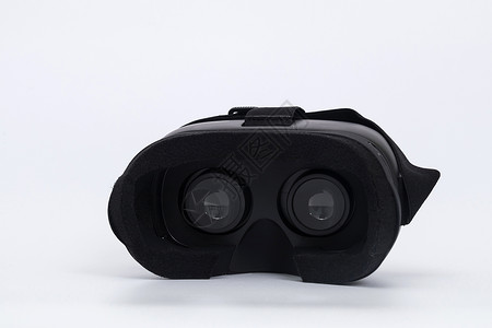 黑色科技3d黑色VR眼镜内部拍摄背景