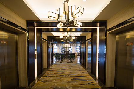 电梯门设计酒店公共功能区域背景