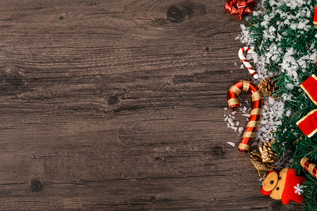 木装饰元素圣诞节场景背景装饰元素背景