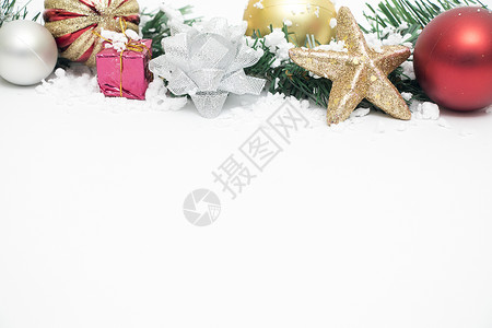 各种圣诞礼物元素组合背景背景图片