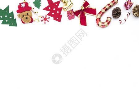 装饰光元素各种圣诞礼物元素组合背景背景