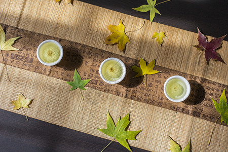 秋茶.养生秋茶养生高清图片