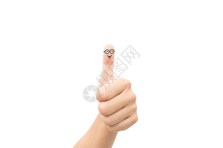 手指头图片创意手指画手指表情背景