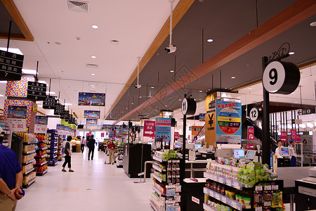 超市超市货架高清图片