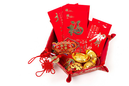 红包中国结元宝节日挂饰饰品图片