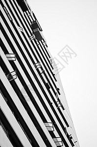 黑色线条框架城市黑白建筑背景