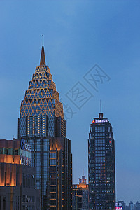 重庆解放碑纽约世贸中心大厦高清图片