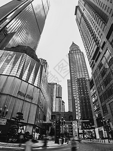 纽约金融中心解放碑背景