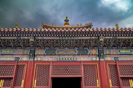 清朝时期的皇宫背景图片