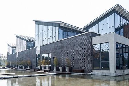 水文学上海图书馆建筑设计环境背景