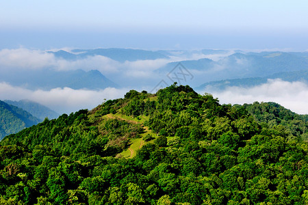 终南山、高寒川风光背景图片