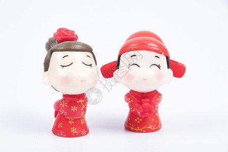 卡通喜庆龙年大吉小报传统结婚卡通形象背景
