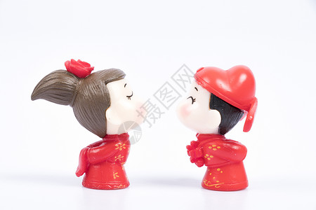 卡通喜庆龙年大吉小报传统结婚卡通形象背景