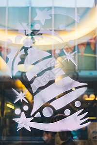 商场欢乐的圣诞节高清图片