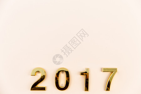 简单数字新年2017图片