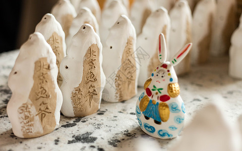小了白了兔中秋节活动侧拍背景