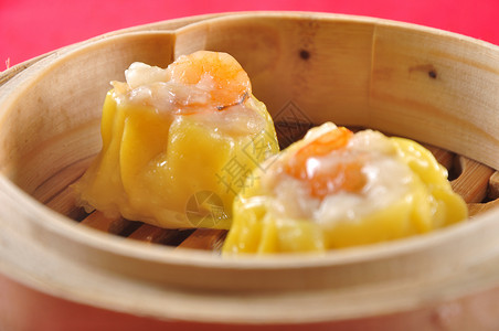 小糍粑虾饺背景