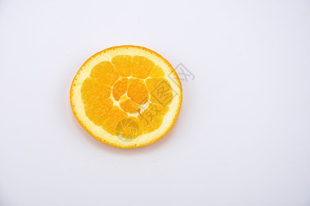 果园活动海报橙子背景水果切片摆拍背景