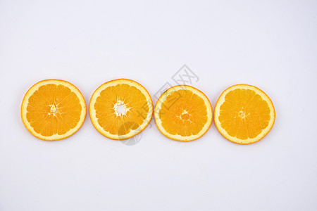 橙色ppt橙子背景水果切片摆拍背景