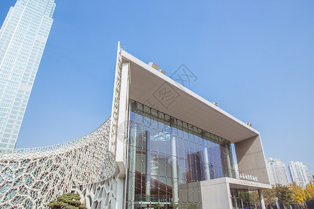 大气设计新颖博物馆背景图片