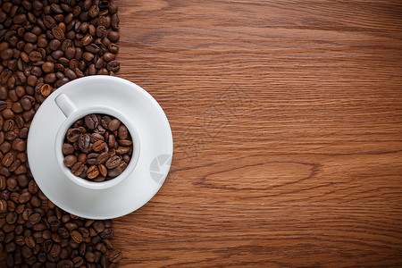 静物咖啡咖啡豆静物高清图片