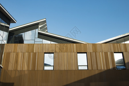 室外屋顶的建筑设计背景图片
