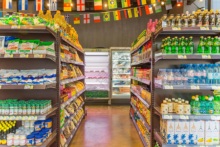 超级市场环境拍摄方便零食高清图片