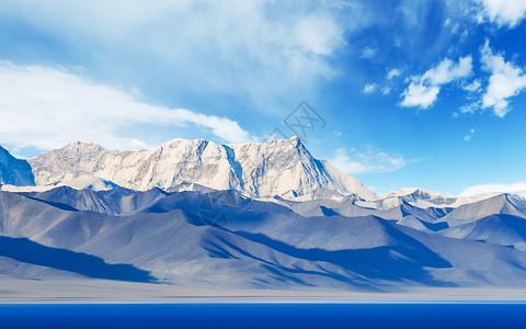 布达拉艺术字西藏拉萨布达拉宫纳木错及川藏线上背景