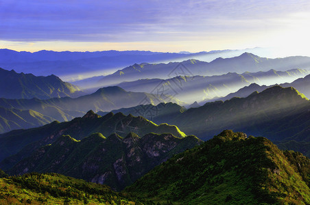 秦岭旅游自然风景背景