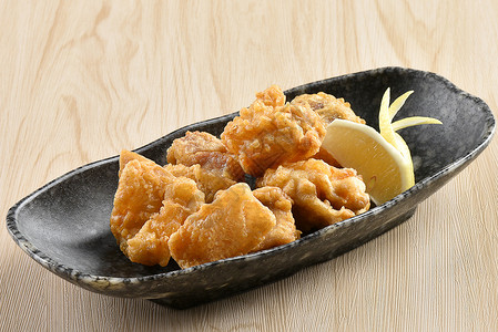 日式料理鸡块鲇鱼属高清图片