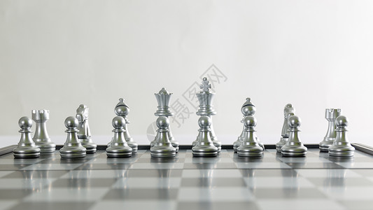 国际象棋平铺摆拍背景图片