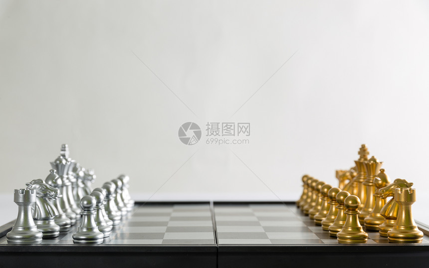 国际象棋平铺摆拍图片