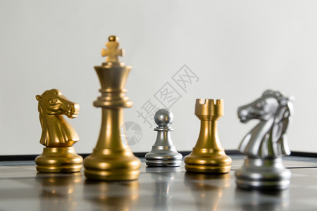 国际象棋平铺摆拍背景图片