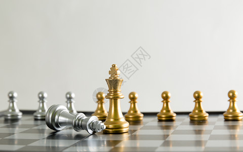 棋牌活动国际象棋平铺摆拍背景