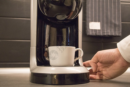 智能咖啡机现磨咖啡机智能操作背景