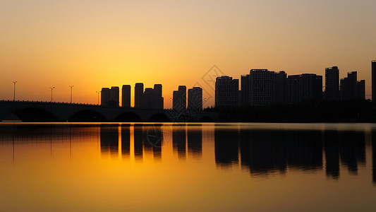 古楼剪影旅游背景