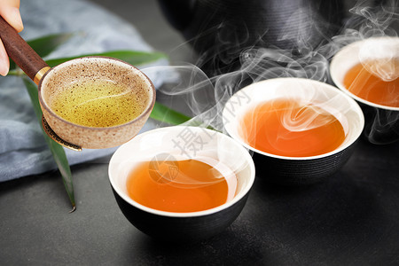 武夷茶文化茶道热柠茶高清图片