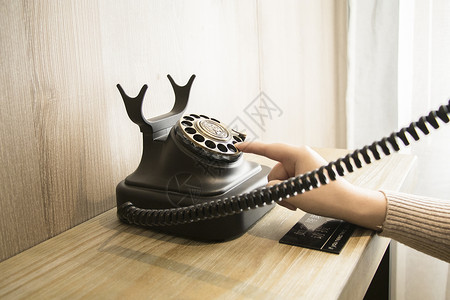 酒店电话服务背景图片
