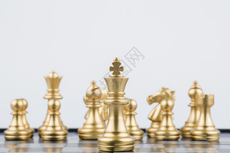 领导寄语素材国际象棋团队概念背景