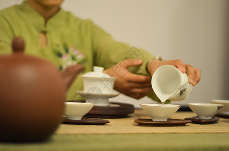 东方元素饮茶茶道图片