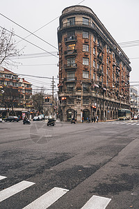 上海武康路背景图片
