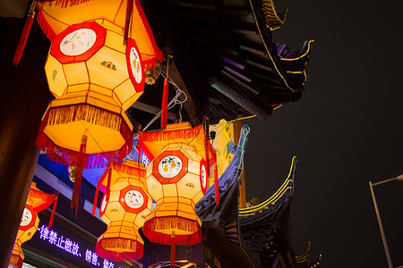 中国新年春节灯会夜景图片