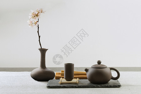 瓷器装饰精品茶具 茶生活美学背景
