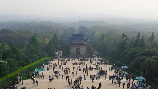 南京栖霞山中山陵背景图片