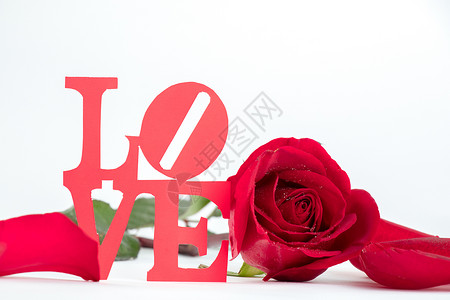 我爱你2月14日520爱情玫瑰花背景
