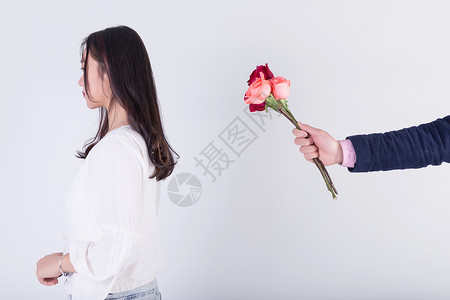 七夕鹊桥海报520爱情情侣送花底图背景
