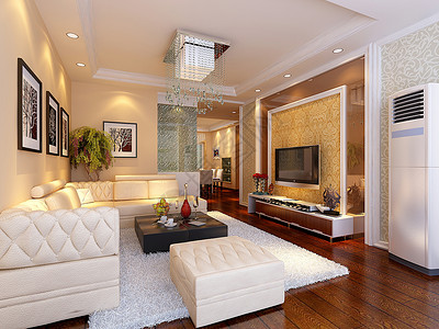 白t素材高清高清的客厅效果图背景