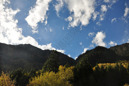 成都九寨沟九寨沟风景区背景